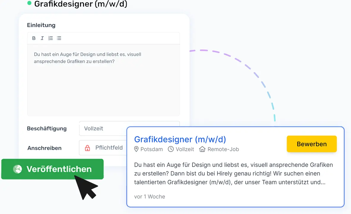 Stellenangebote erstellen