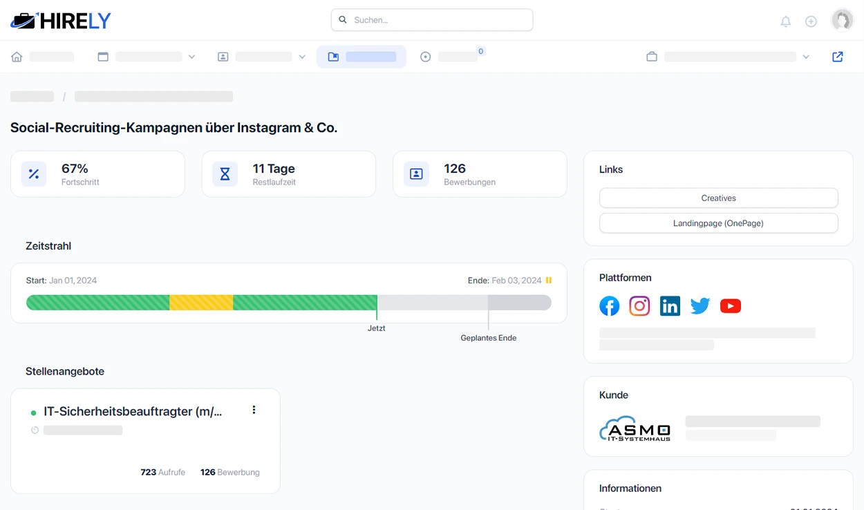 Vorschau des Kampagnen Features
