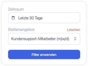 Analytics filtern