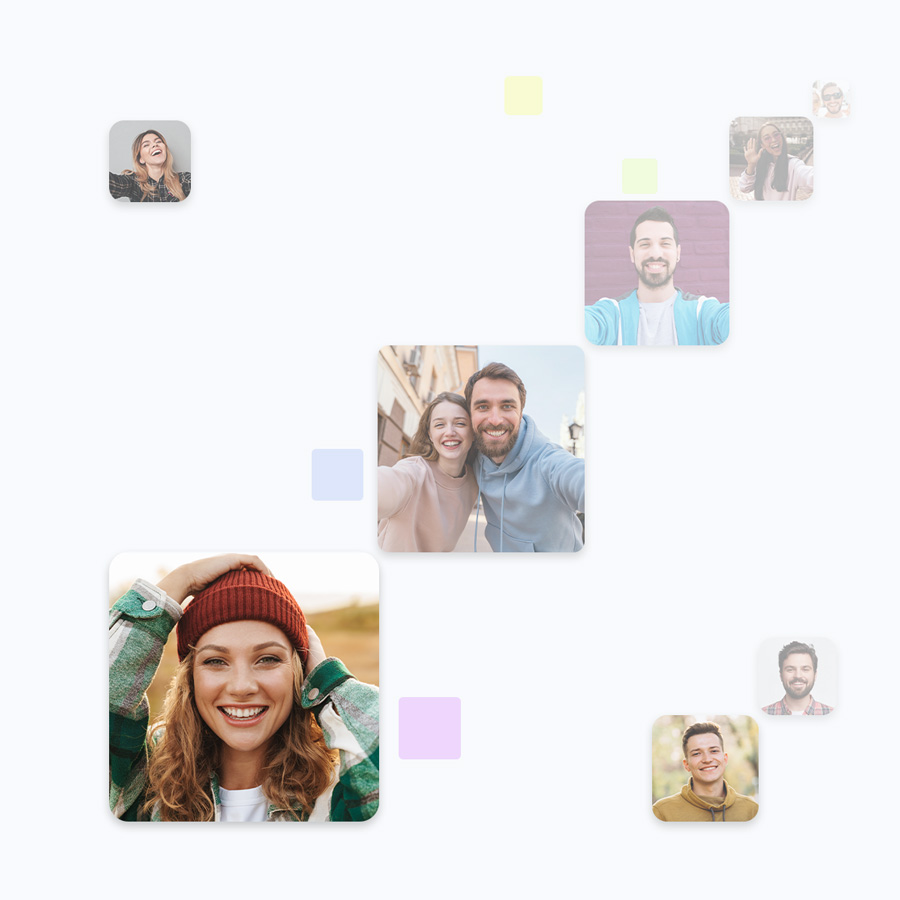 Bildercollage mit verschiedenen Affiliate-Partnern