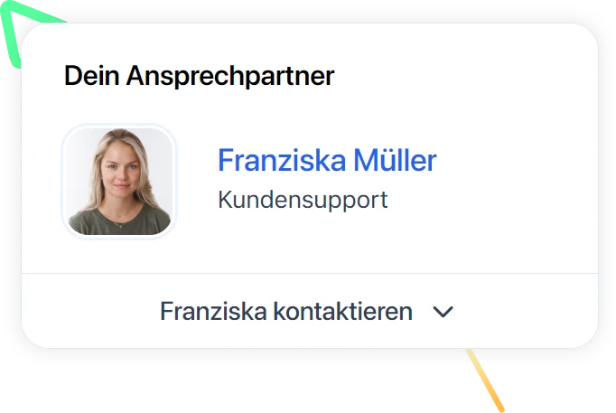 Ansprechpartner visualisiert