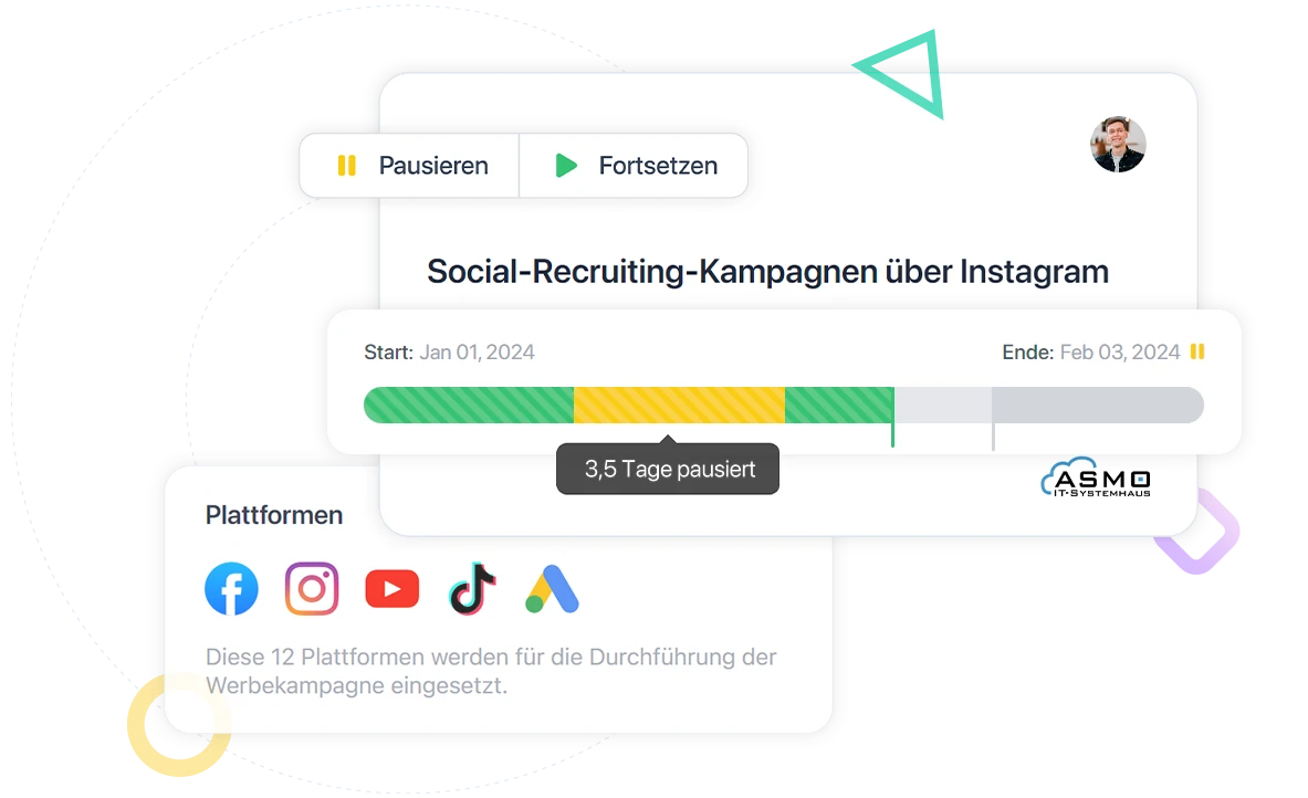 Kampagnenverwaltung für Recruiting-Agenturen