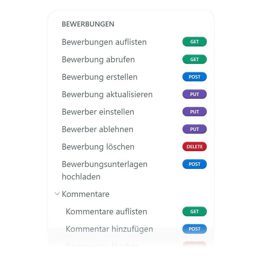 Hirely API Dokumentation