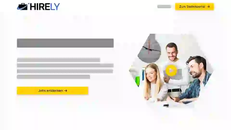 Vorschau einer Karriereseite von Hirely