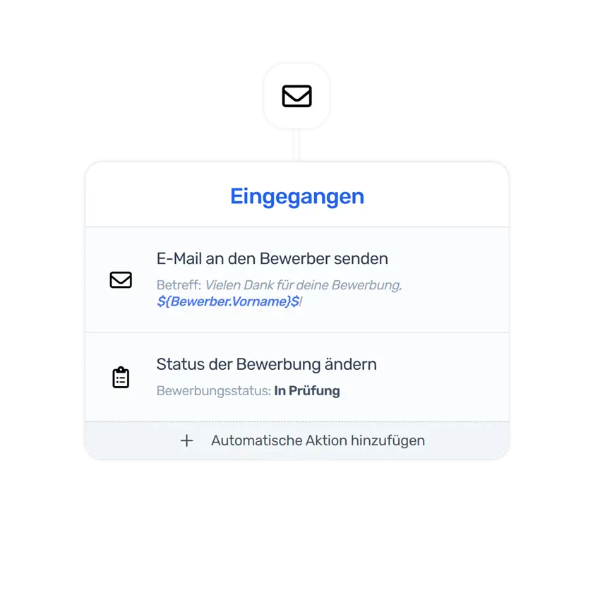 Bewerbungsprozess automatisieren