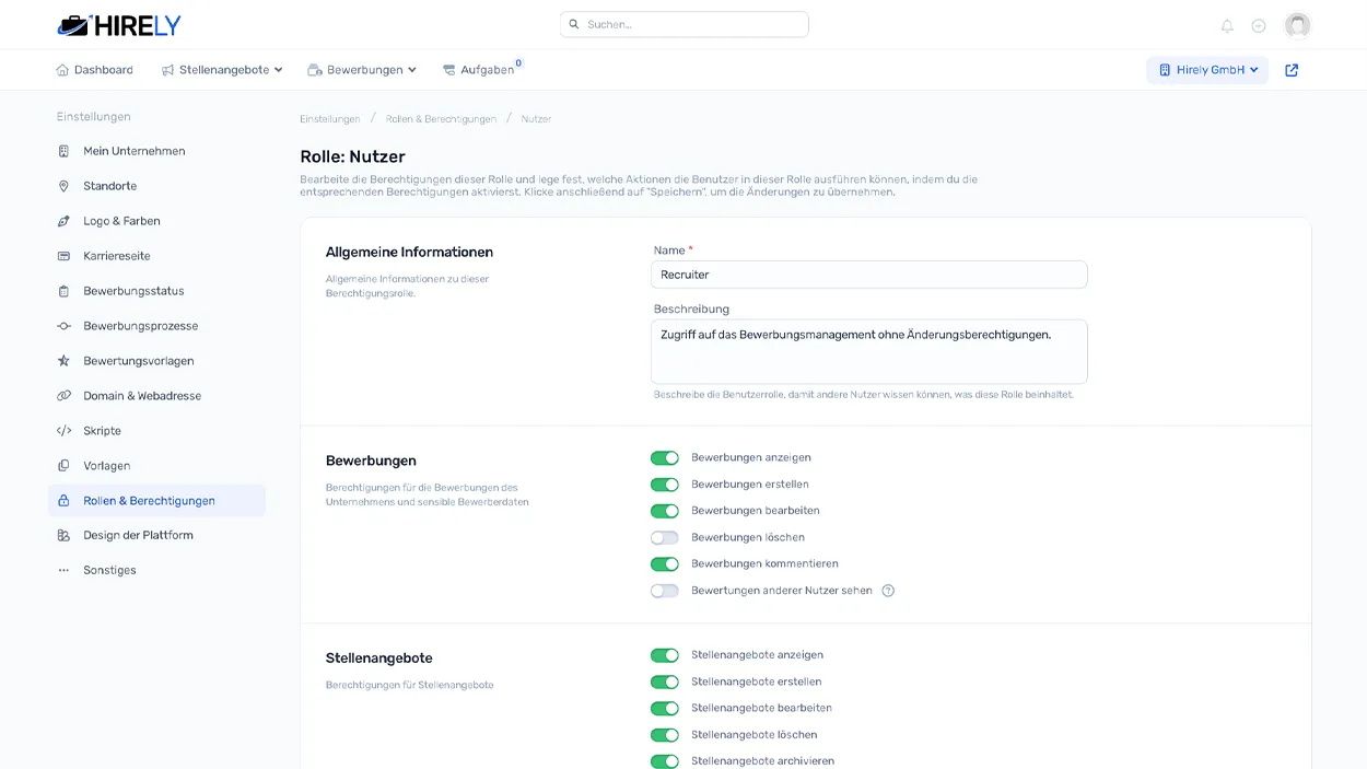 Liste mit Benutzerkonten